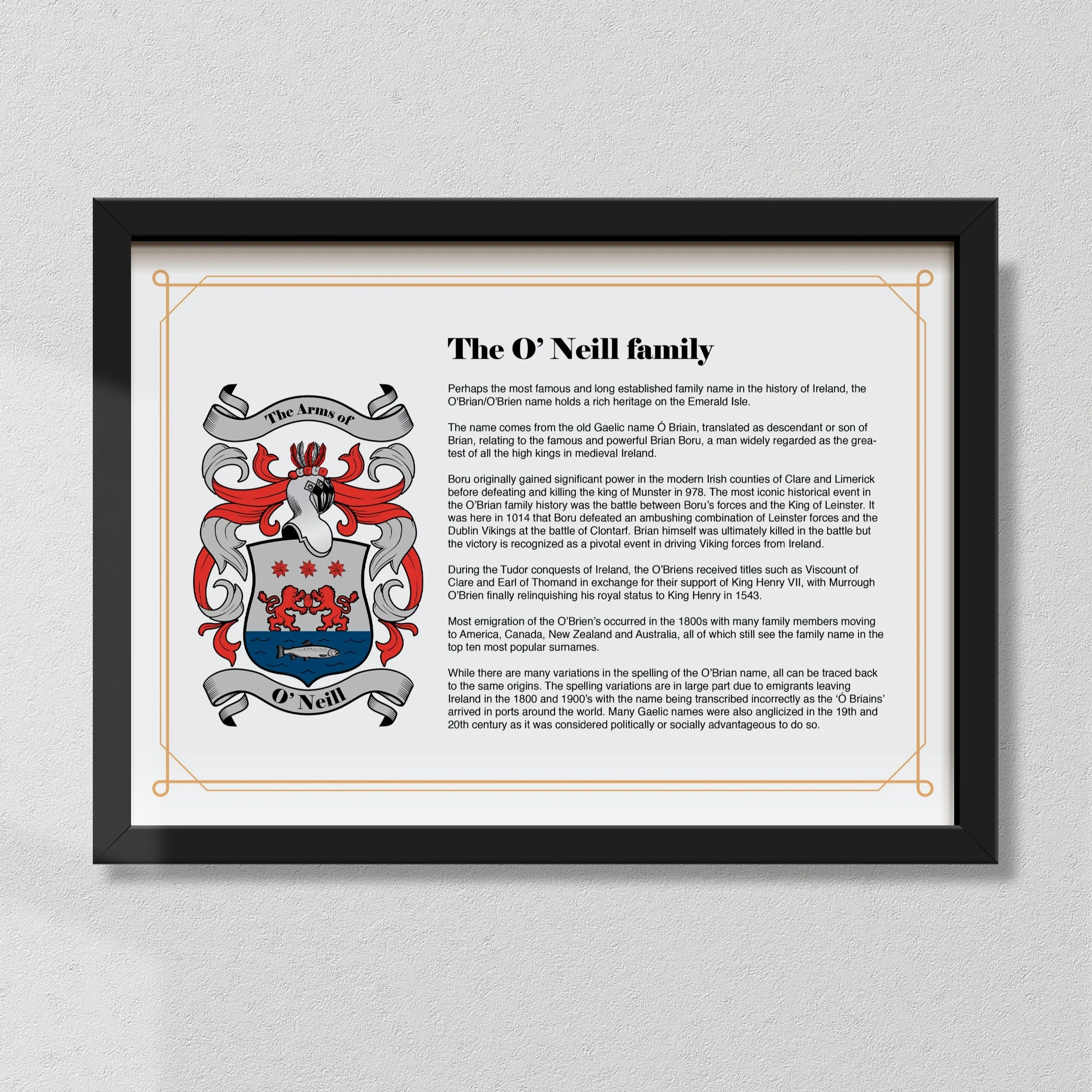Research + Crest & History Print - Image 3